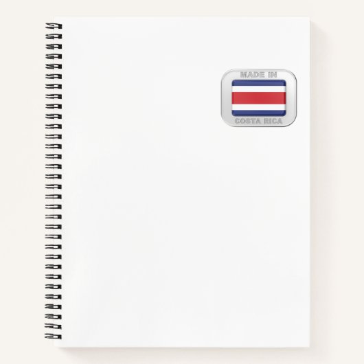 Made in Costa Rica Notizblock (Vorderseite)