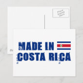 Made in Costa Rica Postkarte (Vorne/Hinten)