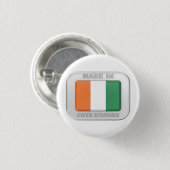 Made in Cote d'Ivoire Button (Vorne & Hinten)