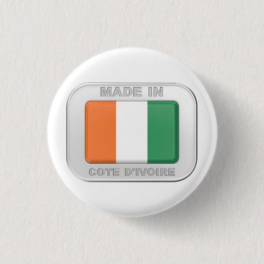 Made in Cote d'Ivoire Button (Vorderseite)