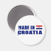 Made in Croatia Magnet (Vorderseite/Rückseite)