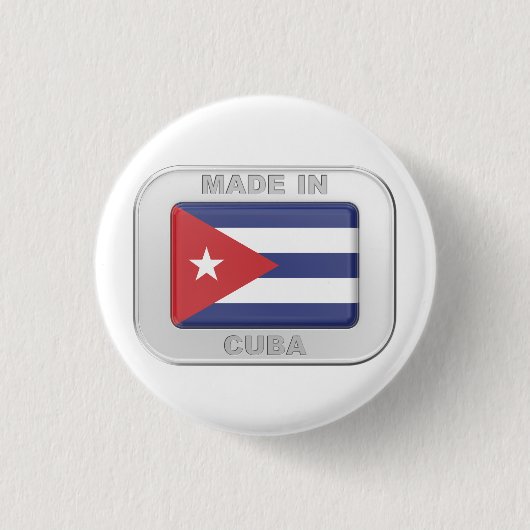 Made in Cuba Button (Vorderseite)