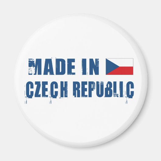 Made in Czech Republic Magnet (Vorne)