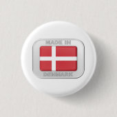 Made in Dänemark Button (Vorderseite)