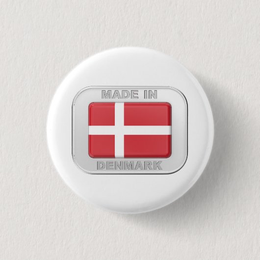 Made in Dänemark Button (Vorderseite)