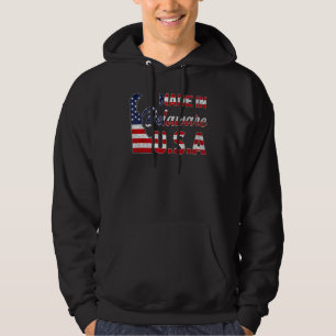 Made in Delaware U.S Map Staat American Flag Delaw Hoodie