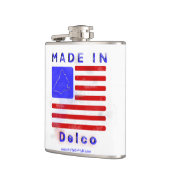 Made in Delco Flachmann (Links)