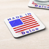Made in Delco Getränkeuntersetzer (Linke Seite)