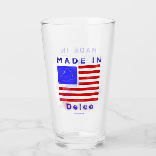 Made in Delco Glas (Vorderseite)