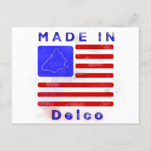 Made in Delco Postkarte