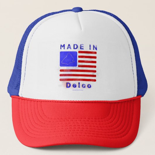 Made in Delco Truckerkappe (Vorderseite)