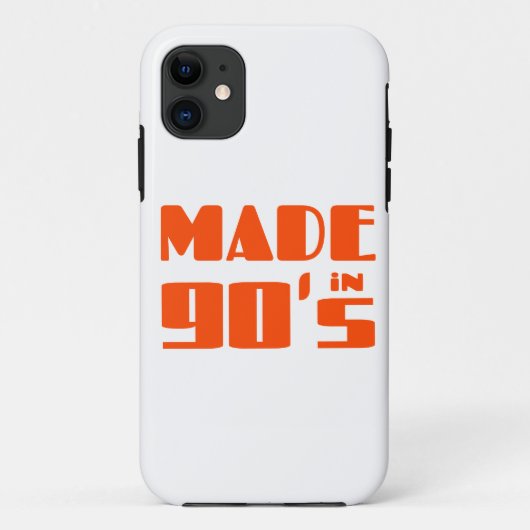 Made in den 90er Jahren Case-Mate iPhone Hülle (Rückseite)