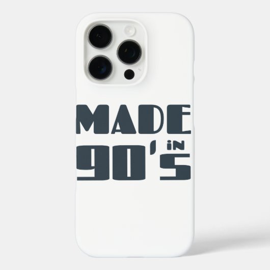 Made in den 90er Jahren Case-Mate iPhone Hülle (Rückseite)