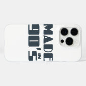 Made in den 90er Jahren Case-Mate iPhone Hülle (Rückseite (Horizontal))