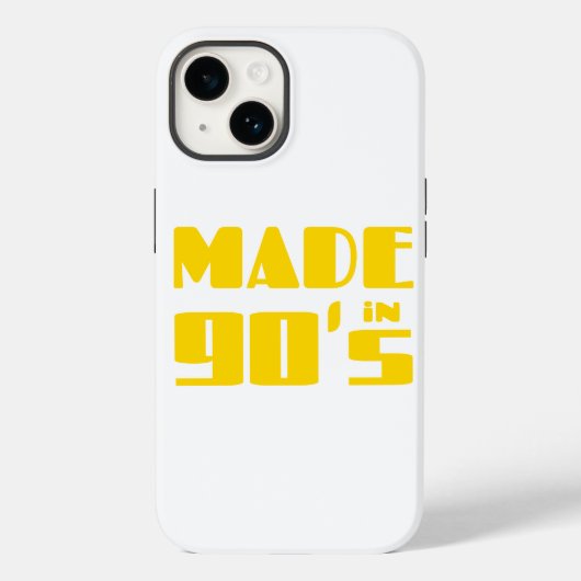 Made in den 90er Jahren Case-Mate iPhone Hülle (Rückseite)