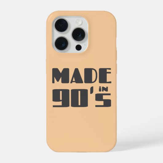 Made in den 90er Jahren iPhone Hülle (Rückseite)
