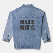 Made in den 90er Jahren Jeansjacke (Rückseite)