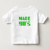 Made in den 90er Jahren Kleinkind T-shirt (Rückseite)