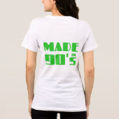 Made in den 90er Jahren Tri-Blend Shirt (Rückseite)