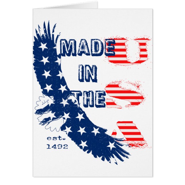 MADE IN DEN USA est. 1492 (Vorne)