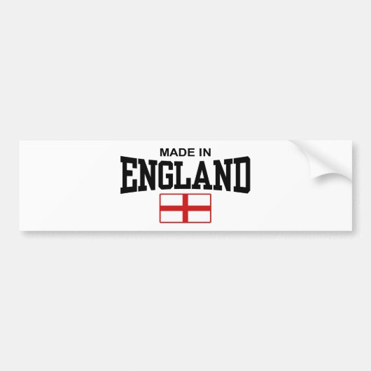 Made in England Autoaufkleber (Vorne)