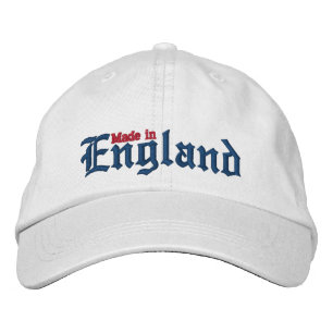 Made in England Bestickte Baseballkappe