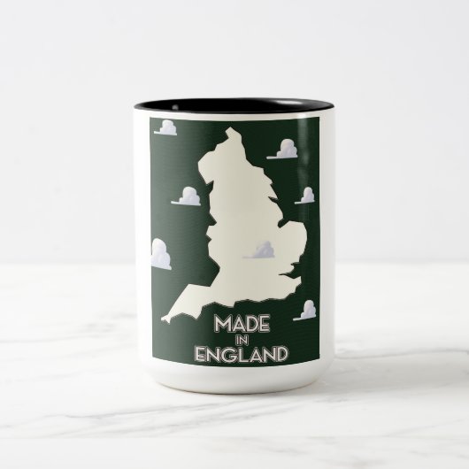 Made in England Zweifarbige Tasse (Mittel)