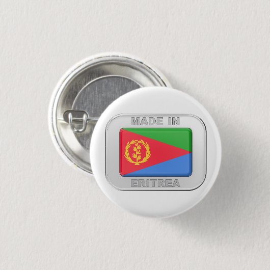 Made in Eritrea Button (Vorne & Hinten)