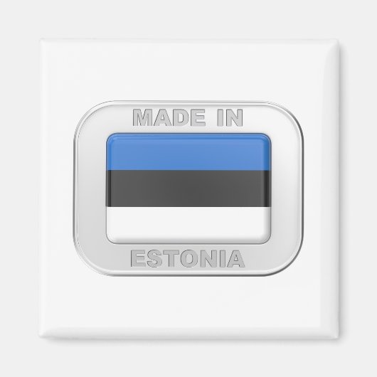 Made in Estland Magnet (Vorne)