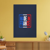 Made in France Wine Art Leinwanddruck (Insitu (Wohnzimmer))