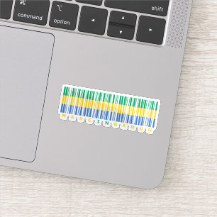 Made in Gabon - Bold National Pride Sticker