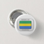 Made in Gabun Button (Vorne & Hinten)