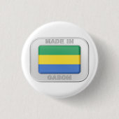 Made in Gabun Button (Vorderseite)