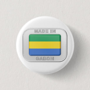 Made in Gabun Button