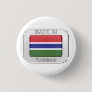 Made in Gambia Button
