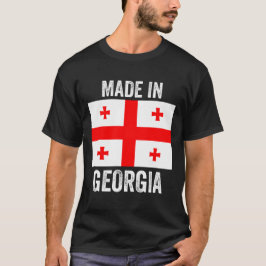 Made in Georgia // World Country National Flag T-Shirt
