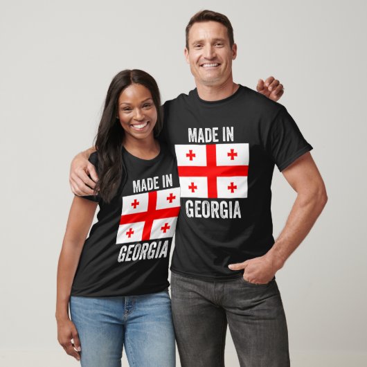 Made in Georgia // World Country National Flag T-Shirt (Unisex)