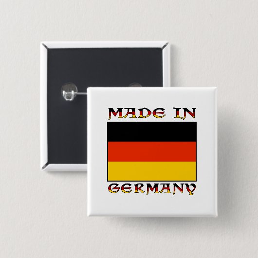 Made in Germany Button (Vorne & Hinten)