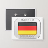 Made in Germany Button (Vorderseite/Rückseite)