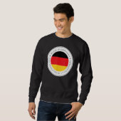 Made in Germany German Flag Red Sweatshirt (Vorne ganz)
