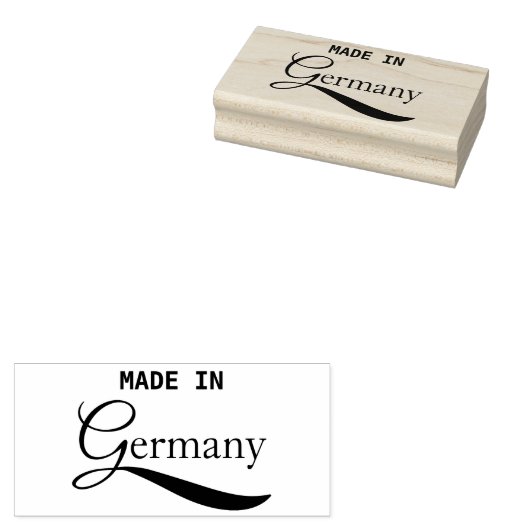 Made in Germany Gummistempel (Stempel)