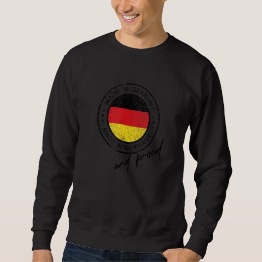 Made in Germany Ich Liebe Deutschland Sweatshirt (Vorderseite)