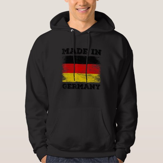 Made in Germany mit deutschen Grafik-Designs Hoodie (Vorderseite)