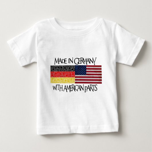 Made in Germany with american parts Baby T-shirt (Vorderseite)