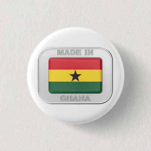 Made in Ghana Button (Vorderseite)