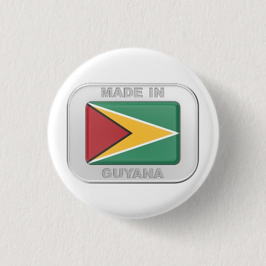 Made in Guyana Button (Vorderseite)