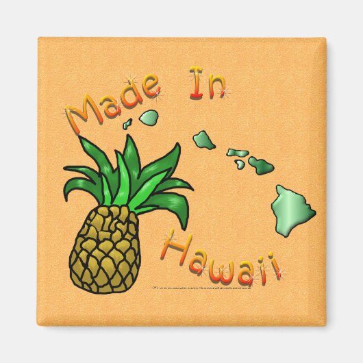 Made in Hawaii Magnet (Vorne)