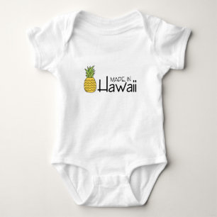 Made in Hawaii mit Ananas Baby Strampler