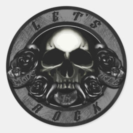 Made in Hell Runder Aufkleber