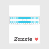 Made in Honduras Barcode Flag Aufkleber (Blatt)